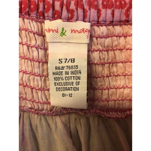 Mimi & maggie 7/8 mixed print tier summer dress - Picture 4 of 6